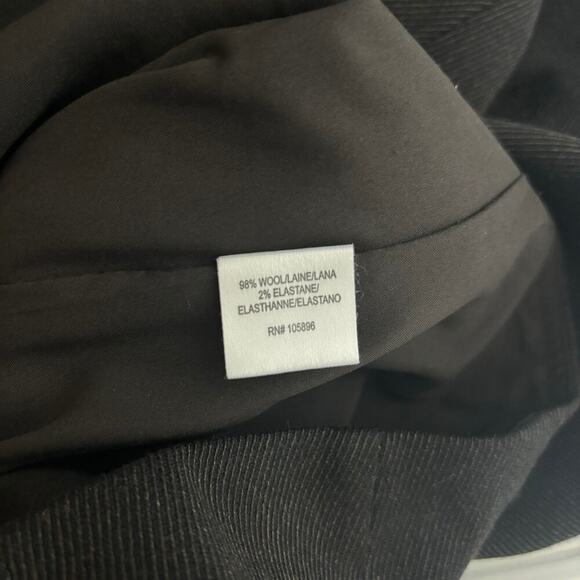 Worth New York Wool Blend Dress Pants Black Size 14 - Picture 4 of 4